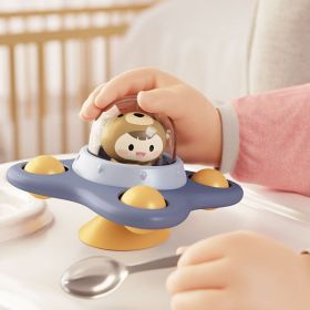 Car Toys Baby Flying Saucer Suction Cup Swing Fun Baby Bath Fun Spinning Top Children Play Wholesale of Tools