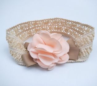 Baby lace headband (Option: Pink)